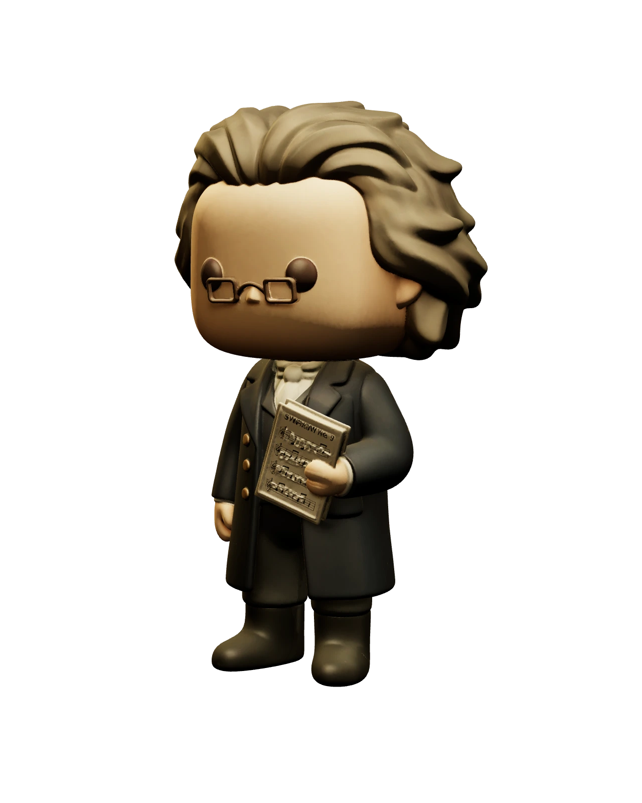 Beethoven vinyl figure under the spotlight